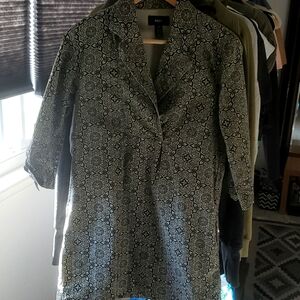 Obey Print Army Green Jacket Size XS